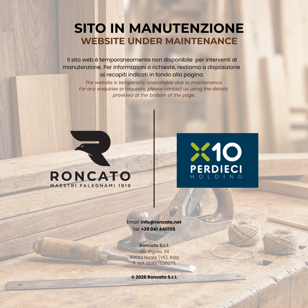 Sito in manutenzione - Roncato e Perdieci Holding